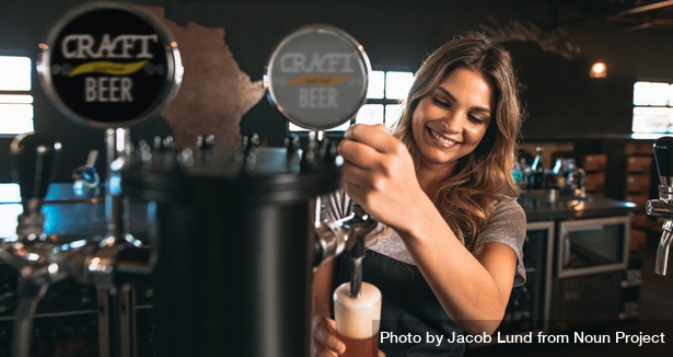 Ausschank und Qualitätskontrolle